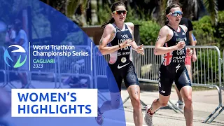2023 World Triathlon Championship Series Cagliari: Elite Women's Highlights