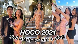 GRWM+VLOG: HOMECOMING DANCE *sophomore year* | Nicole Laeno