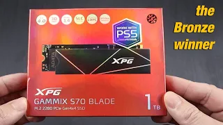 XPG GAMMIX S70 Blade 1TB Gen4 NVMe SSD Review