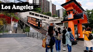 Walking Tour of Downtown Los Angeles - California - USA | The Broad, Angels Flight Railway 2023