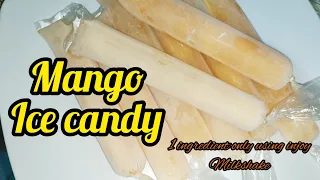 1 ingredient ICE CANDY MANGO using injoy milkshake #icecandy #injoy