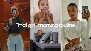 my "that girl" morning routine ☁️