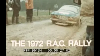 1972 R.A.C. RALLY RACE   WALES RALLY GB  KLEBER RADIAL TIRES PROMO FILM  96134