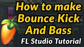 HOW TO MAKE : Melbourne Bounce Kick and Bass with FL Studio Stock Plugins + FLP Project