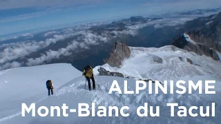 Mont Blanc du Tacul Voie Normale Face Nord Chamonix Mont-Blanc alpinisme montagne neige