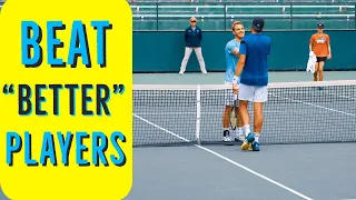 Tennis Tactics: How To Beat Players “Better” Than You