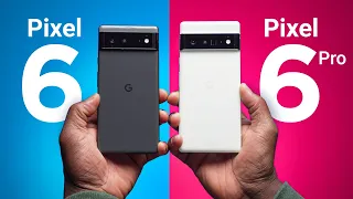 Google Pixel 6 vs 6 Pro Impressions | THE RIGHT CHOICE