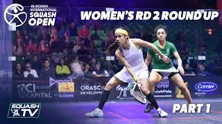 Squash: El Gouna International 2019 - Women's Rd 2 Round Up [Pt.1]