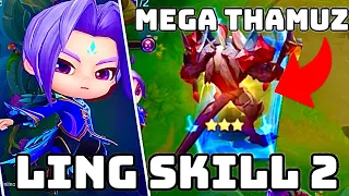 THE STRONGEST HERO IN MAGIC CHESS 2024|LING SKILL 2 BEST SYNERGY 2024|MOBILE LEGENDS