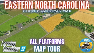 EASTERN NORTH CAROLINA, USA - Map Tour - Farming Simulator 22