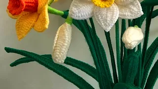 How to Crochet Daffodil Leaves