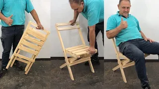 CONSTRUYE tu propia SILLA de Madera en casa con estos SIMPLE PASOS Tutorial fácil para principiantes