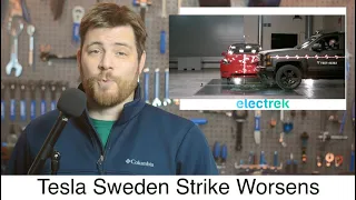 Tesla EV News 11.18.23• Tesla Sweden Strike Worsens• Cadillac Optiq• Kia EV9 Legroom• Rivian Demand