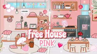 🌸Free Pink House Kawai ✨Toca Boca 💖Tocalifeworld | Makeover