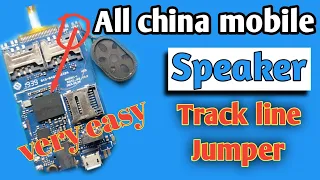 All china mobile ringer speaker jumper solution // ziox mobile speaker jumper solution//no sound way