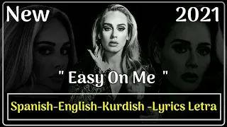 Adele Easy on me Kurdish Subtitle نوێترین گۆرانی شاژن ئادیل