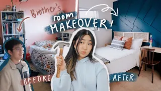 Epic Room Makeover for my Brother 🛠☁️ (small room) | JENerationDIY