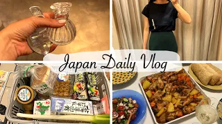 living in japan | shopping at goodies shop and Muji, grocery shopping, teatime and dinner