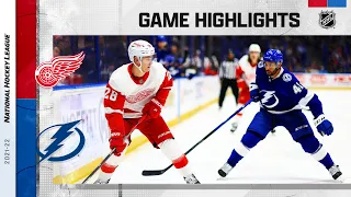 Red Wings @ Lightning 4/19 | NHL Highlights 2022