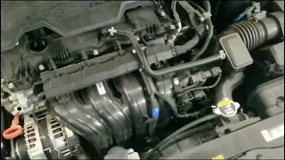 2021 Hyundai Elantra oil change, maintenance reminder reset and checking the cabin filter