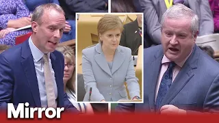 'Not the right time' Ian Blackford and Dominic Raab argue over Scottish independence