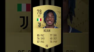 Moise Kean Best And Worst FIFA Card FIFA 23