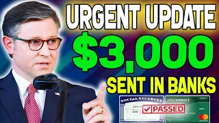 Urgent Update From SSA! Brand New $3,000 Relief Payments Sent For Social Security SSI SSDI VA