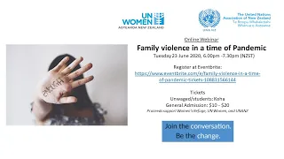 Webinar: Family Violence in a time of Pandemic