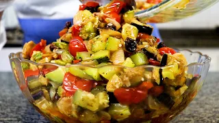 VOCÊ VAI QUERER COMER LEGUMES ASSIM TODO DIA! CAPONATA FÁCIL E DELICIOSA - Isamara Amâncio