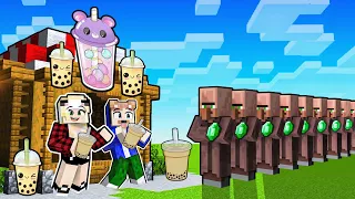 UNSER EIGENER BUBBLE TEA SHOP IN MINECRAFT! 🎉