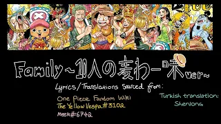 One Piece | Family (10 Member Ver.) (JP/Romanji/Tr/Eng)