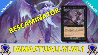 Can the BEST Legacy deck work in Vintage? League with UB Rescaminator