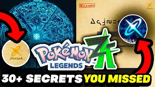 30 SECRETS YOU MISSED IN the Pokemon Legends Z-A TRAILER REVEAL!(Only Lumiose City, Control Pokemon)