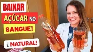 Bebida para BAIXAR AÇÚCAR NO SANGUE - Rápido, Gostoso, Fácil, Barato e Saudável - 100% Natural!