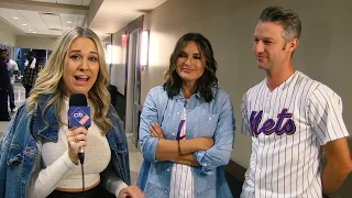 Mariska Hargitay Brings Some Law & Order To Citi Field