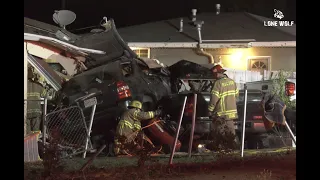 Fatal, Vehicle Crashes Into A Home