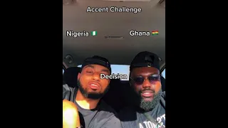 AFRICANS IN AMERICA: Accent Challenge Nigeria 🇳🇬 Vs Ghana 🇬🇭