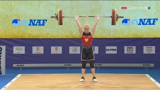 2017 European Weightlifting Championships Women 53 kg  Тяжелая атлетика Чемпионат Европы [1080]