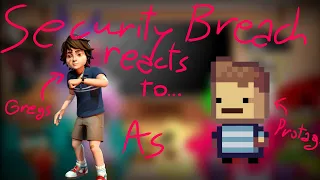 Security Breach reacts to Gregory as Protag(Kindergarten×FNAF) Larisa M.K.👑🎗️ (reposted)