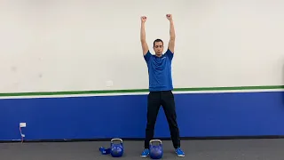 Double Kettlebell Thrusters