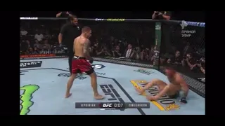 Conor McGregor broken leg