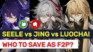 SELEE vs JING YUAN vs LUOCHA!! 20 KEY COMPARISONS! Who Is The BEST F2P 5★ FOR YOU?