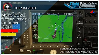 MSFS2020 | G1000NXI v 0.10.1 | EDITABLE FP ALTITUDES & MORE