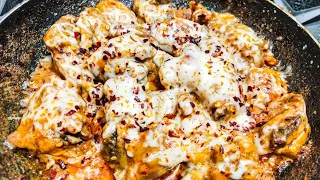 Turkish Chicken Recipe | Turkish Style Cheesy Chicken | Turkish Starter Recipe | Cheesy Chicken