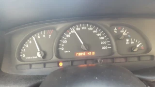 Opel Vectra B 0-100 top speed (1.6 automatic 101 hp)