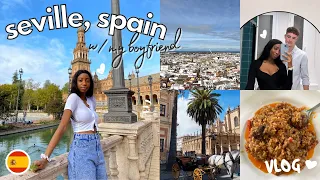 seville, spain w/my boyfriend!✈️🤍🇪🇸 - top attractions, restaurants & more | travel vlog