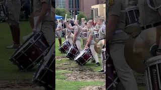 Aggie Band bass drums 2023. #aggieband #shorts