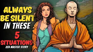 Always Be Silent in 5 Situations - A Zen Master Motivational story