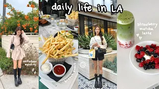 weekly vlog🍂 visiting OC, cafe hopping, events, upcoming korea trip, what i eat, weight gain journey