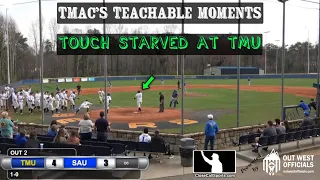 Teachable - TMU Baserunner Fails to Touch Home Plate During HR for 2nd Time This Season